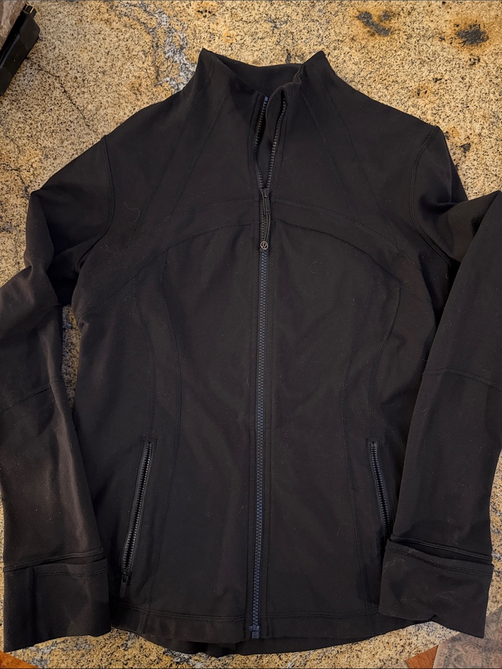 lululemon athletica Black Lightweight Zip-Up Shirt Jacket
